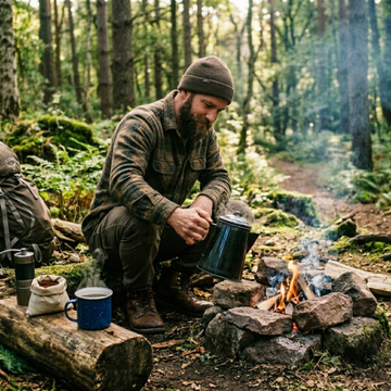 Brandstof voor de Trail: De kunst van het kampvuur-brouwen.