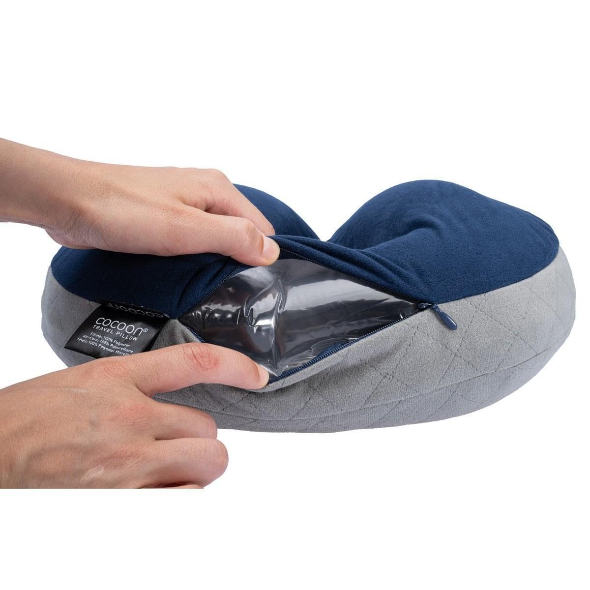 Cocoon Ultralight Air-Core Neksteun – Opblaasbaar Reiskussen afbeelding 3