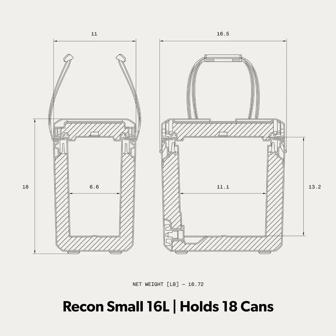 Dometic • Recon Hardside 16L • Compacte Koelbox