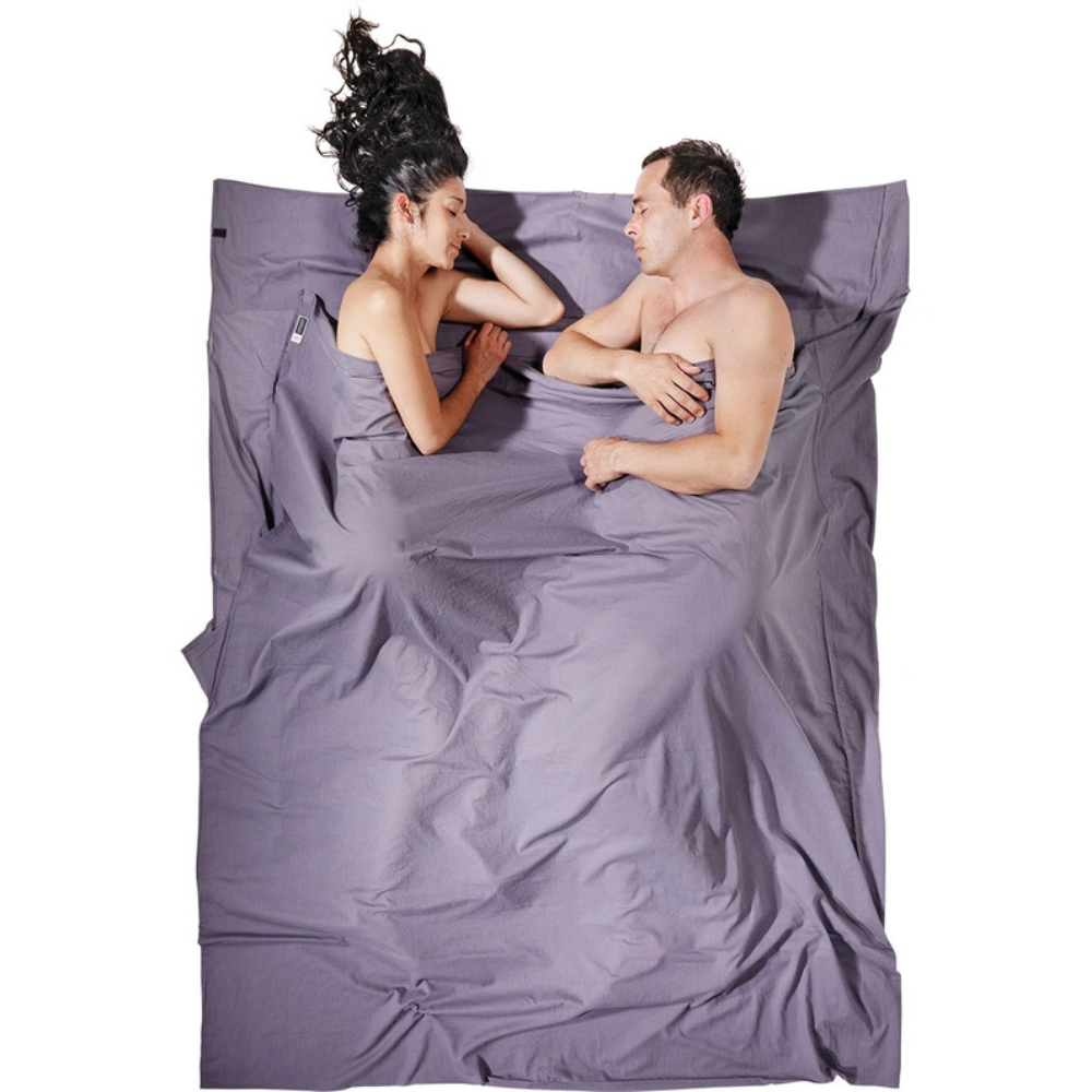 Cocoon Travelsheet Double, Insectshield, Egypt Ctn, Grey kopen bij Outdoor-Travel.nl