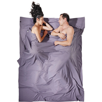 Cocoon Travelsheet Double, Insectshield, Egypt Ctn, Grey kopen bij Outdoor-Travel.nl