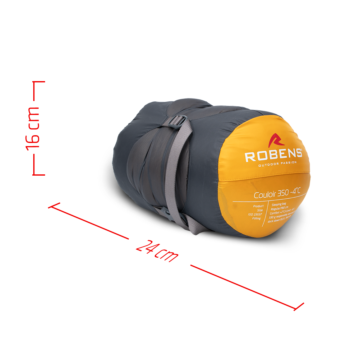 Robens • Couloir 350 -4°C Long • Donzen Mummyslaapzak