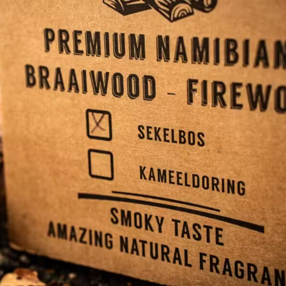 Zuid-Afrikaans braaihout • Kameeldoring en Sekelbos