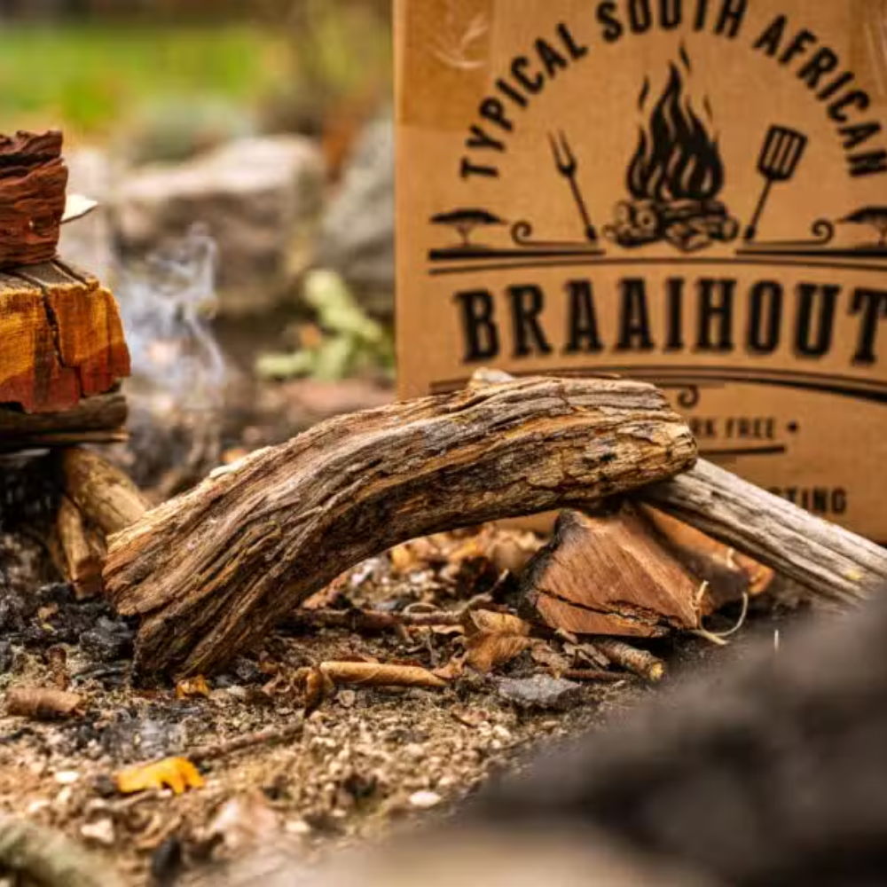 Zuid-Afrikaans braaihout • Kameeldoring en Sekelbos