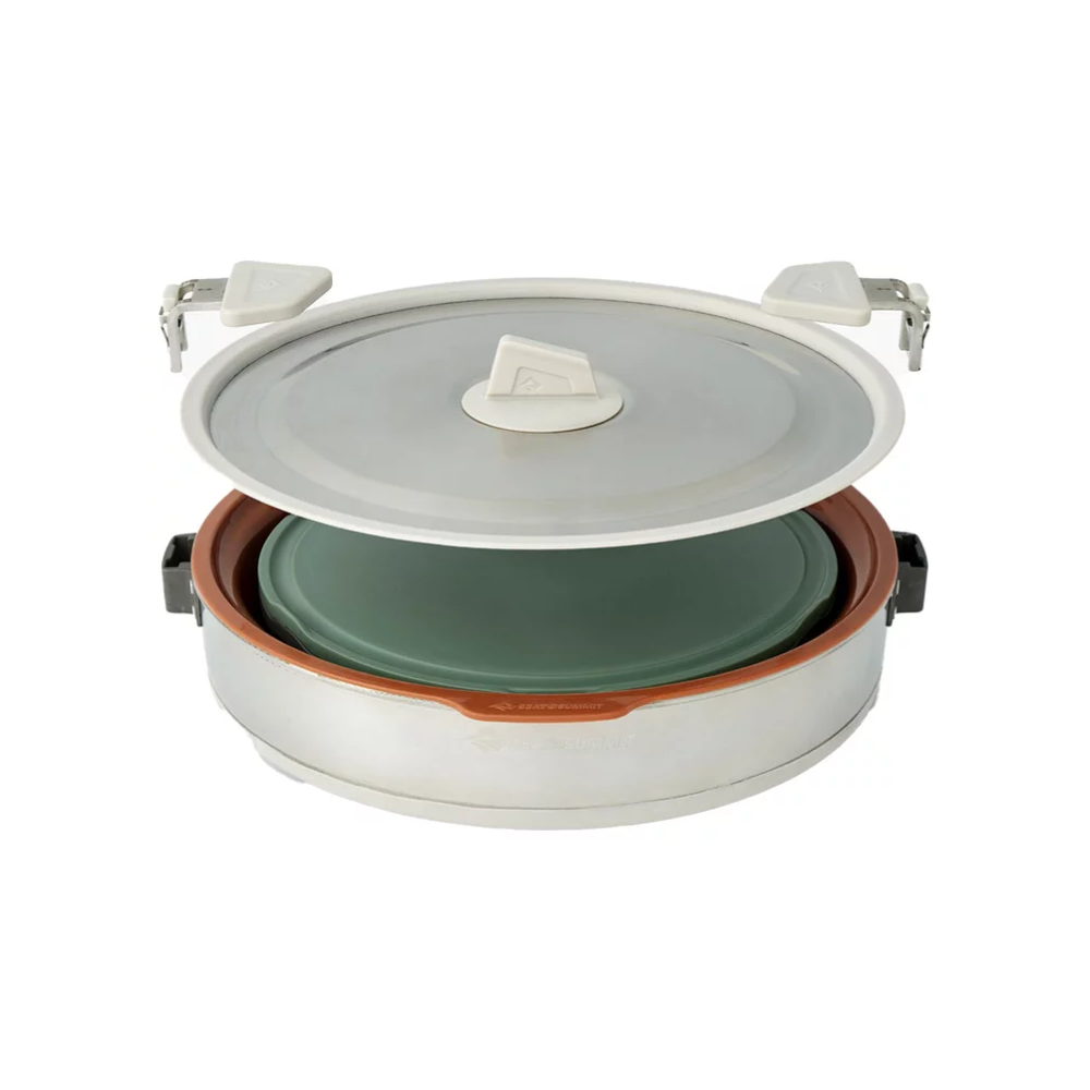 Sea to Summit Detour 5L Kookset – Opvouwbare Pan met Vergiet en Snijplanken - Outdoor Food