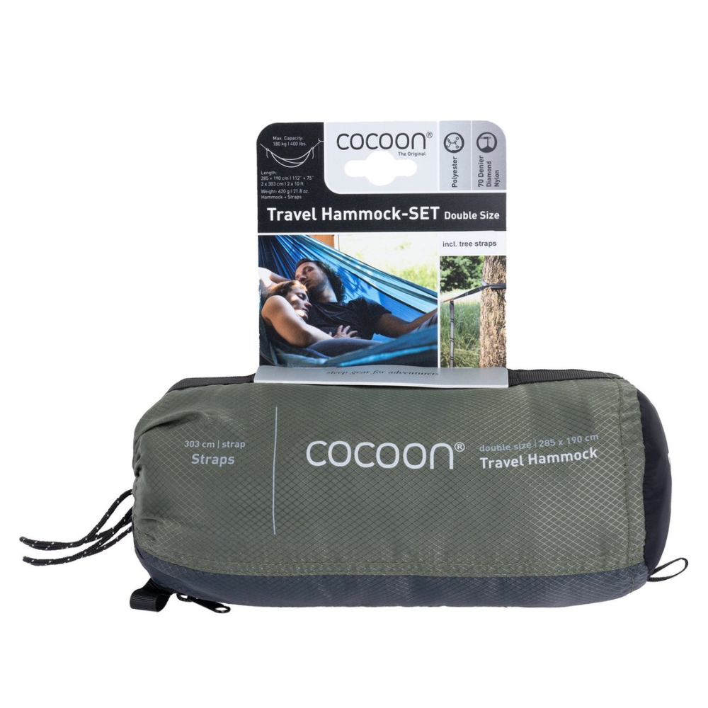 Cocoon Travel Hammock Double Set Cypress green afbeelding 3