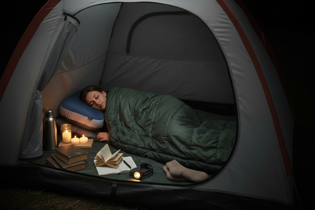 Cocoon Air Core Pillow Down - Indigo - Outdoor Food