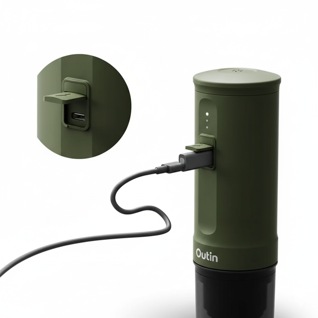 Outin Nano – Draagbare espressomachine afbeelding 3