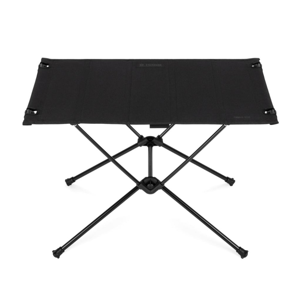 Helinox Table One Hard Top Blackout Edition zwarte lichtgewicht campingtafel met stevig frame