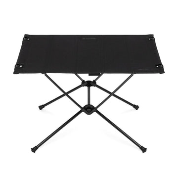 Helinox Table One Hard Top Blackout Edition zwarte lichtgewicht campingtafel met stevig frame
