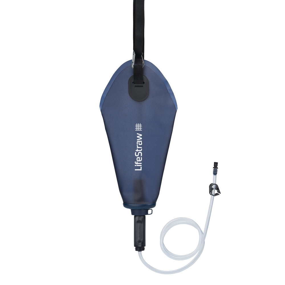 LifeStraw Peak Gravity Water Filter Compact 3L | Mountain Blue kopen bij Outdoor-Travel.nl