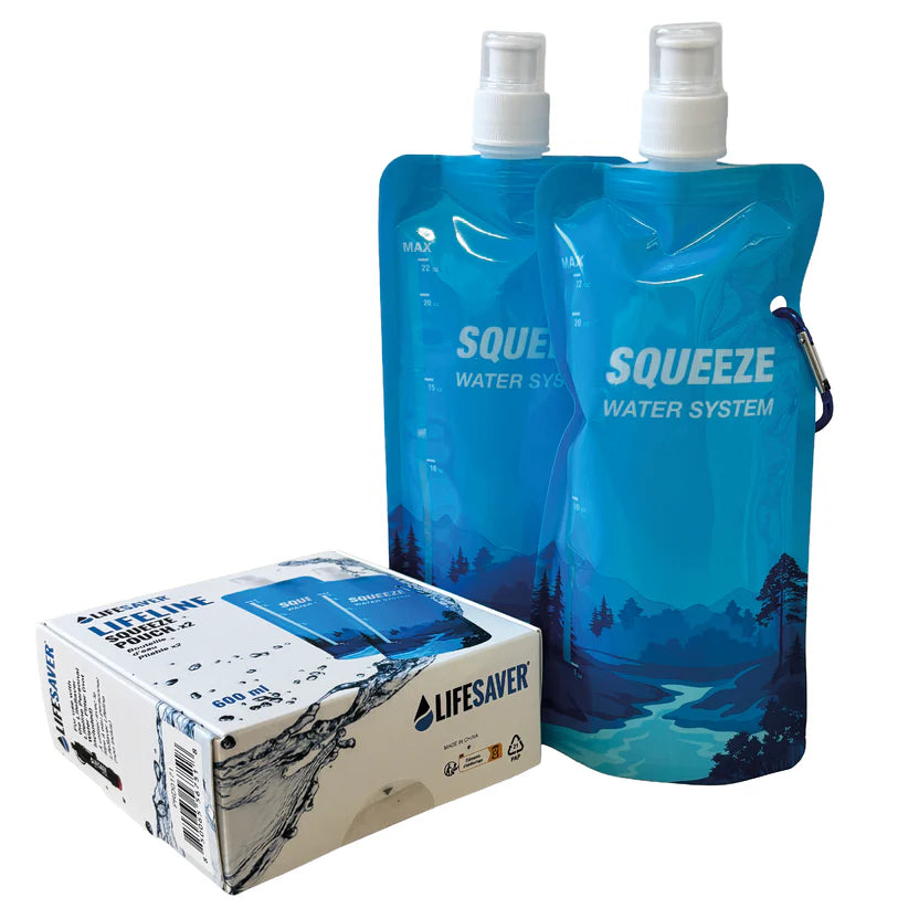 LifeSaver • Lifeline Squeeze Pouch • Opvouwbare Waterzak