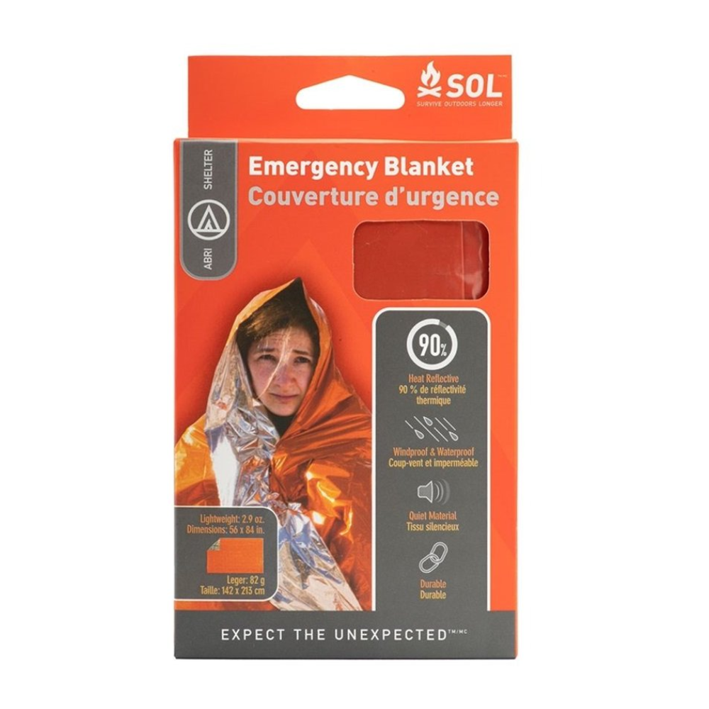 SOL Emergency Blanket • Uw betrouwbare oranje nooddeken