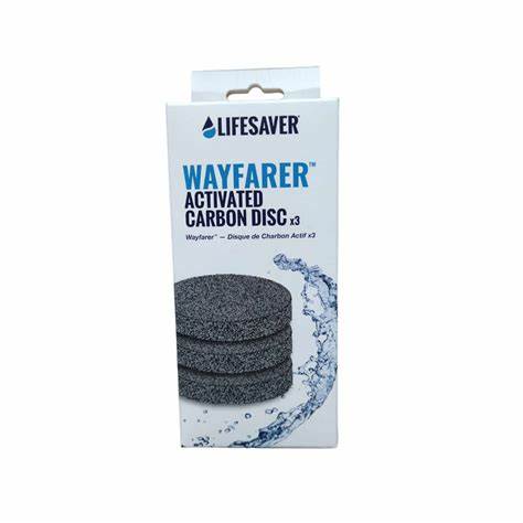Outdoor Food LifeSaver Wayfarer Activated Carbon Pack — Actieve-kool disc (±100 L) kopen bij Outdoor-Travel.nl