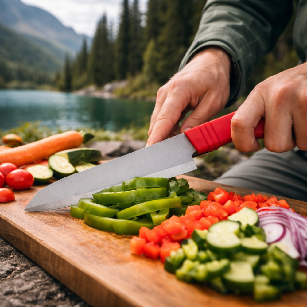 MSR • Alpine Chef’s Knife • veilig en scherp snijden - Outdoor Food