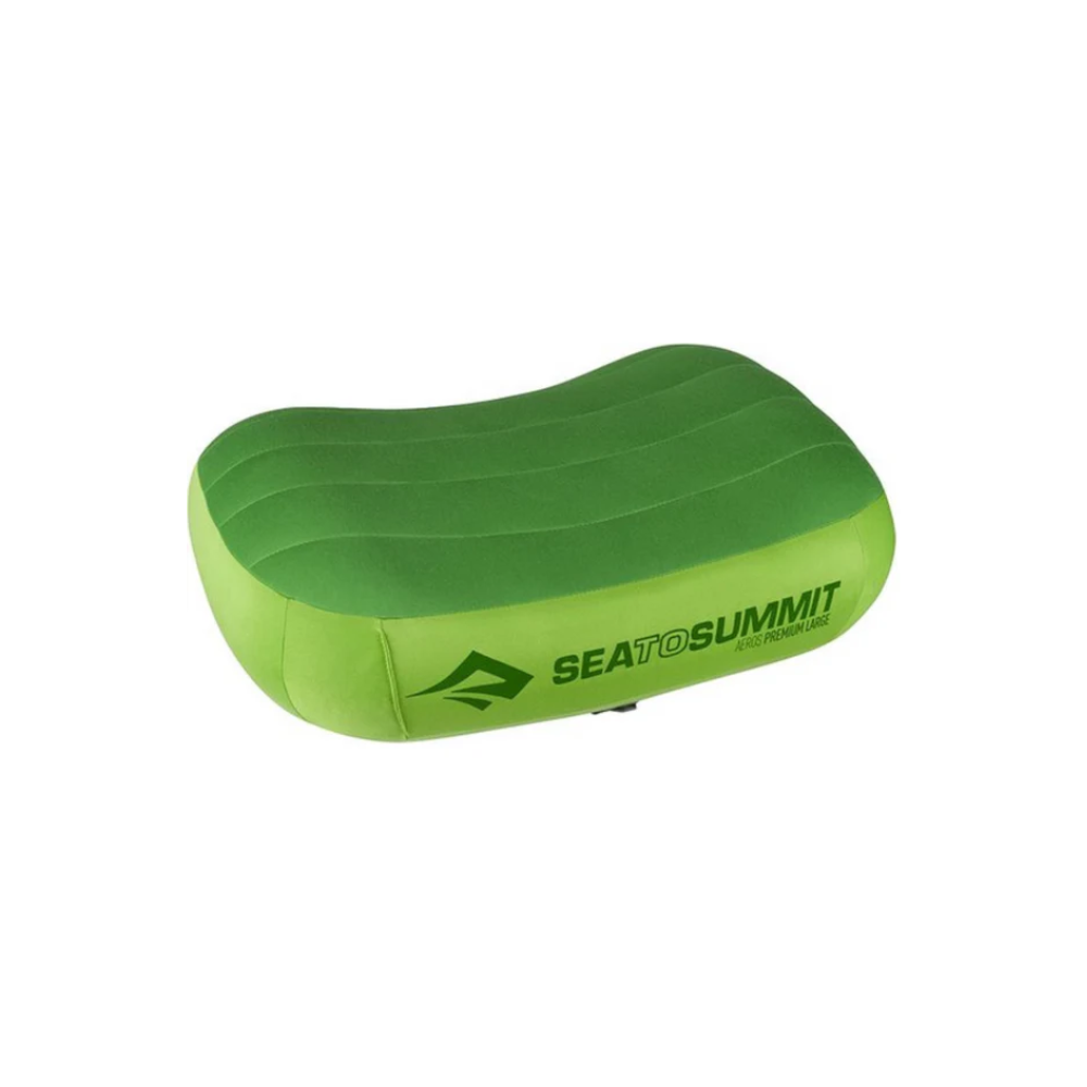 Sea to Summit Aeros Premium | Opblaasbaar Hoofdkussen | Groot Lime kopen bij Outdoor-Travel.nl