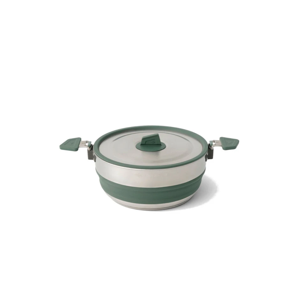Sea to Summit | Detour | RVS Opvouwbare Pan | 3L | Groen kopen bij Outdoor-Travel.nl