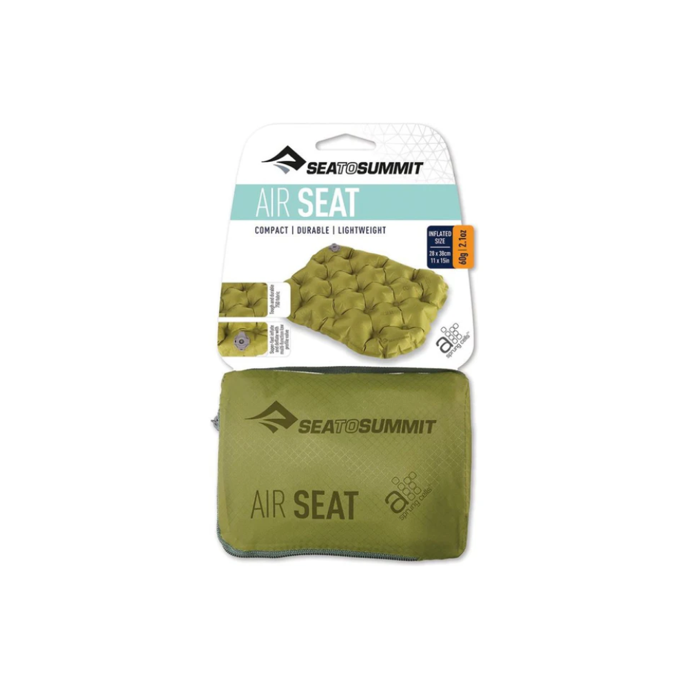 Sea to Summit Olive Campingstoel | Groen | Opblaasbaar kopen bij Outdoor-Travel.nl