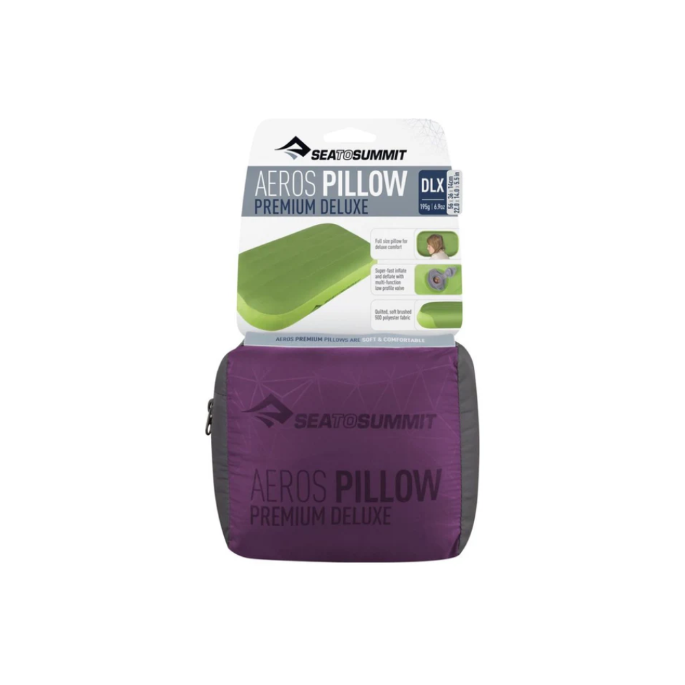 Sea to Summit | Aeros Premium  Hoofdkussen | Magenta afbeelding 2
