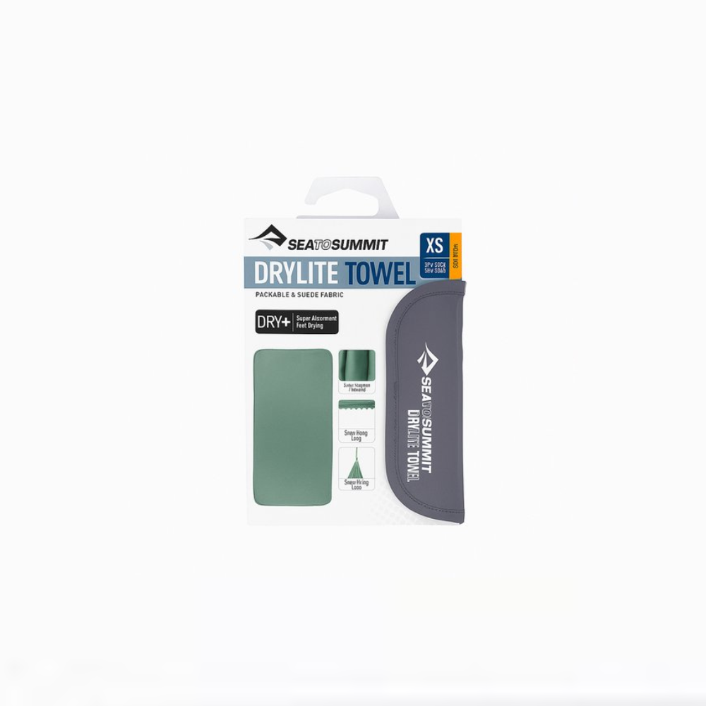 Sea to Summit Drylite Towel - XS - Baltic Blue afbeelding 2
