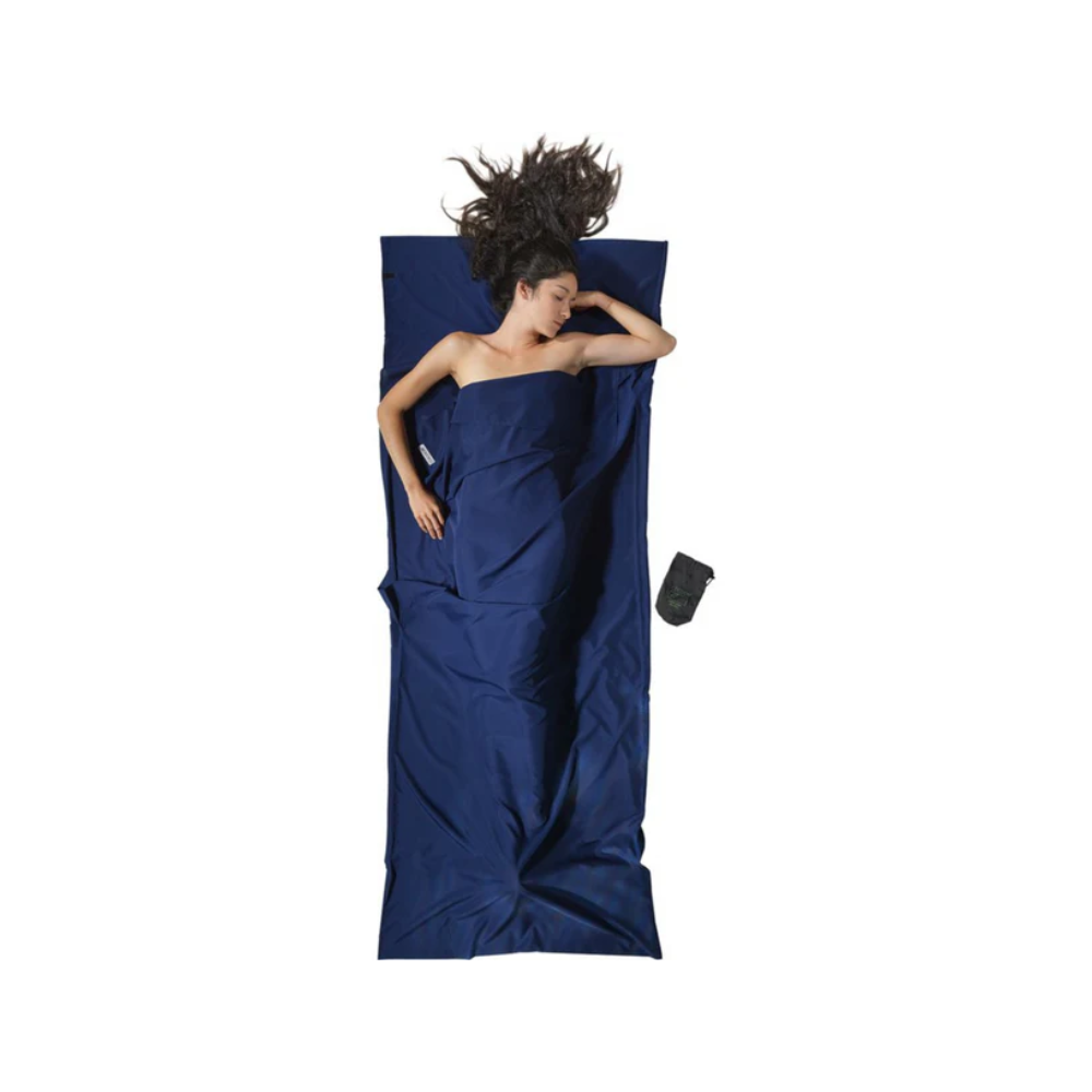 Cocoon Travelsheet, Microfiber, Blue kopen bij Outdoor-Travel.nl
