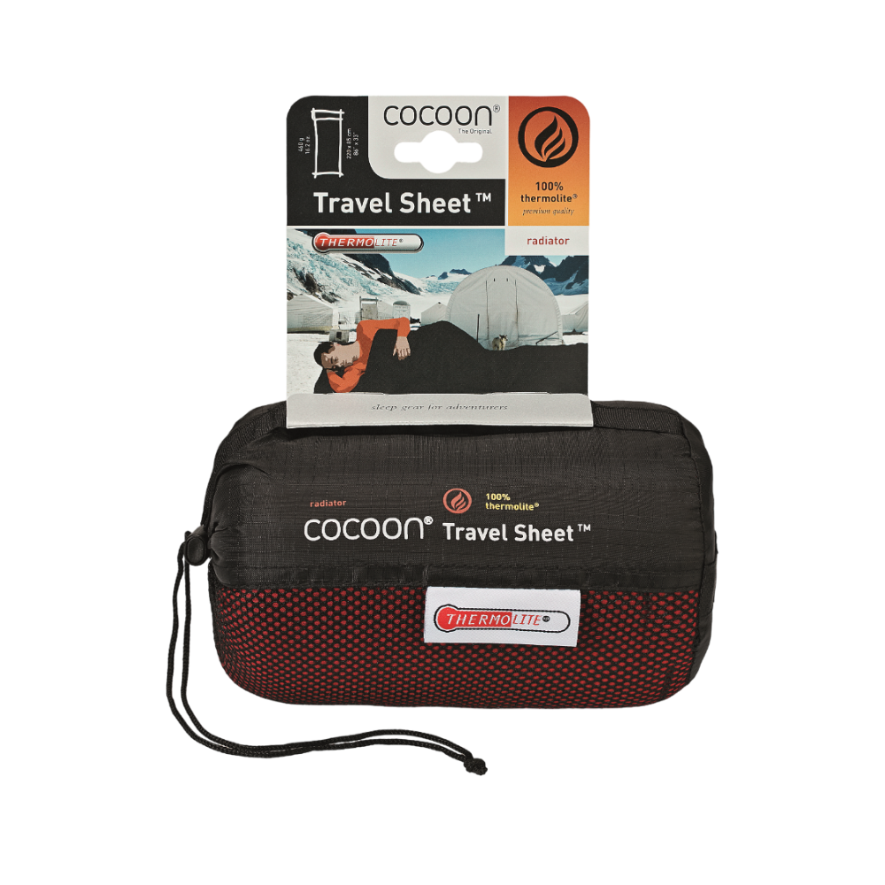 Cocoon Travelsheet Thermolite Radiator Lava - Outdoor Food