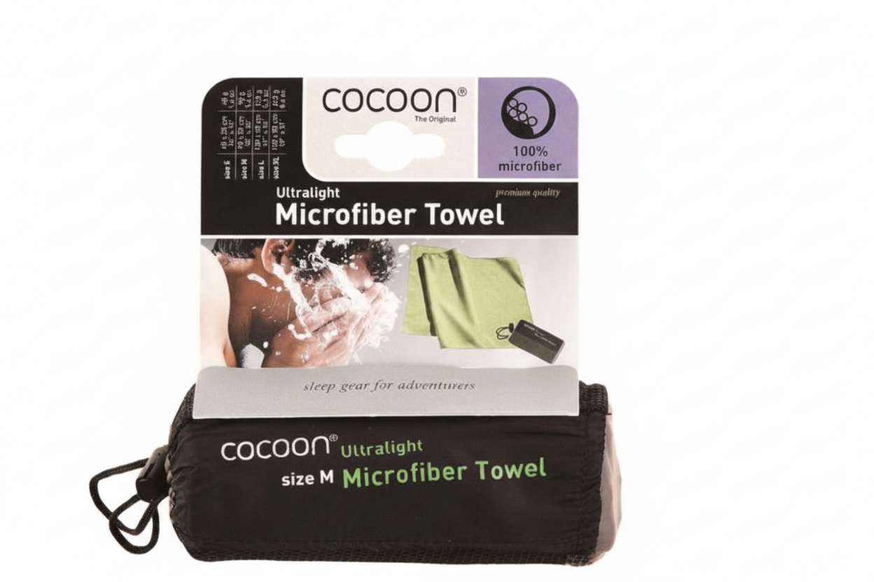 Cocoon Towel Ultralight, Medium, Manatee grey - Outdoor Food