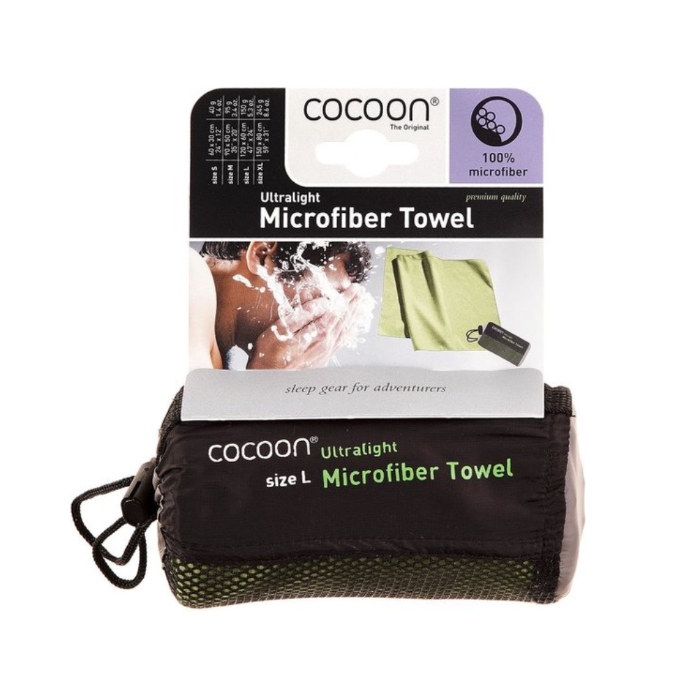 Cocoon Towel Ultralight Large Manatee grey - Outdoor Food