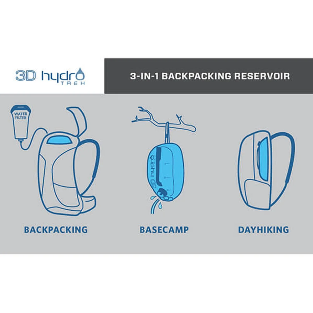 Gregory • 3D Hydro Trek 3L • Veelzijdig Drinksysteem - Outdoor Food