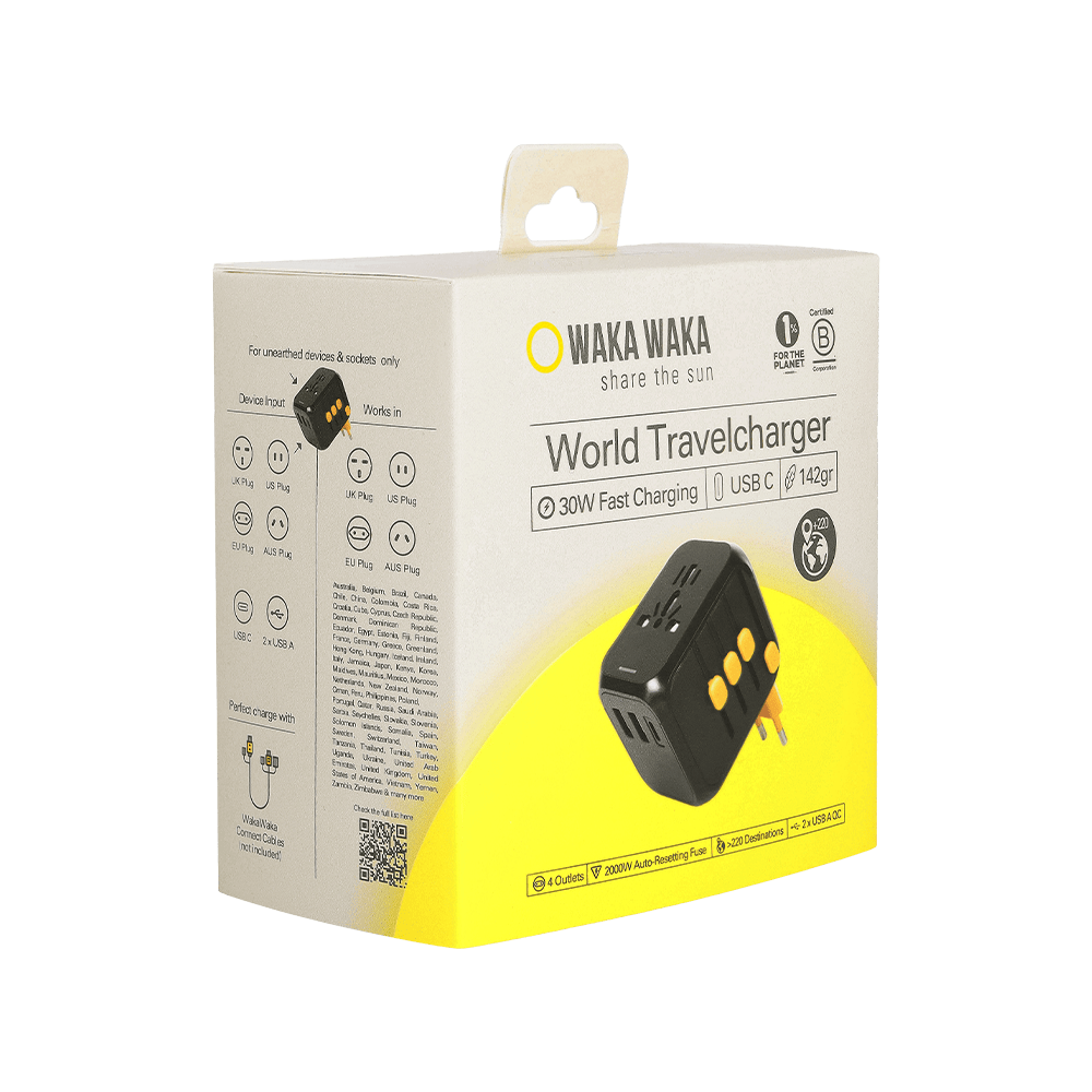 Outdoor • Travelcharger • Kwaliteitsproduct packed