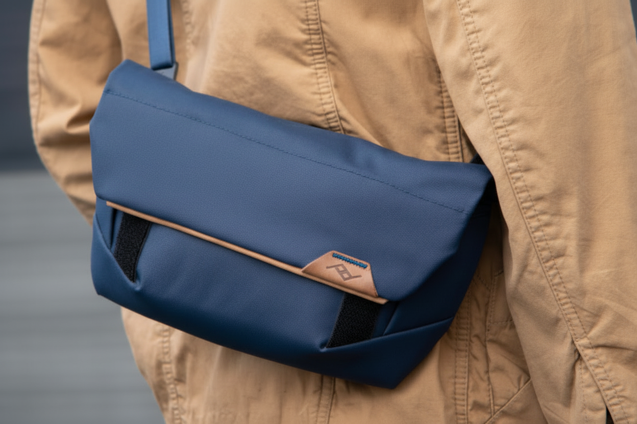 Peak design tas camera tas.