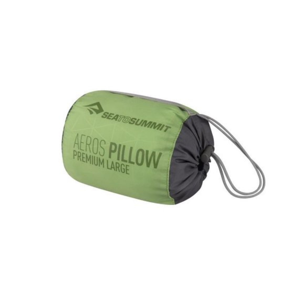 Sea to Summit Aeros Premium | Opblaasbaar Hoofdkussen | Groot Lime afbeelding 5
