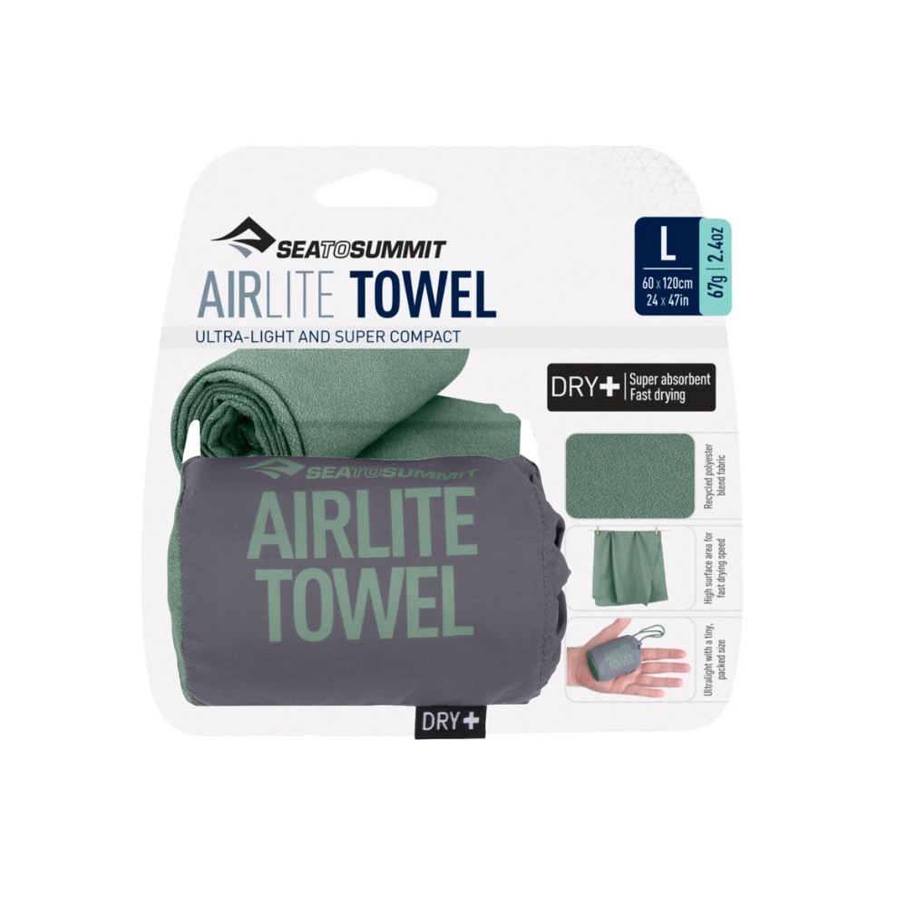 Sea to Summit Airlite Towel Sage afbeelding 5