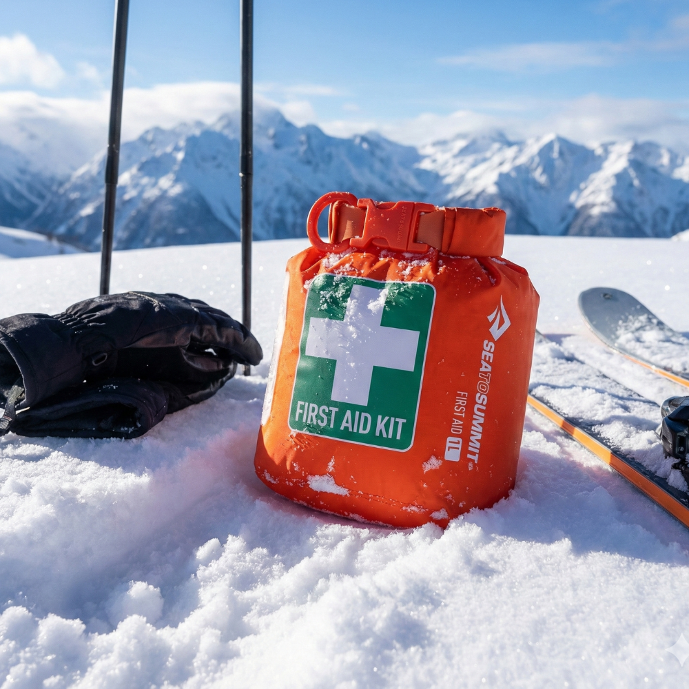 Lightweight Dry Bag First Aid - 1 Liter / Spicy Orange - Outdoor Food