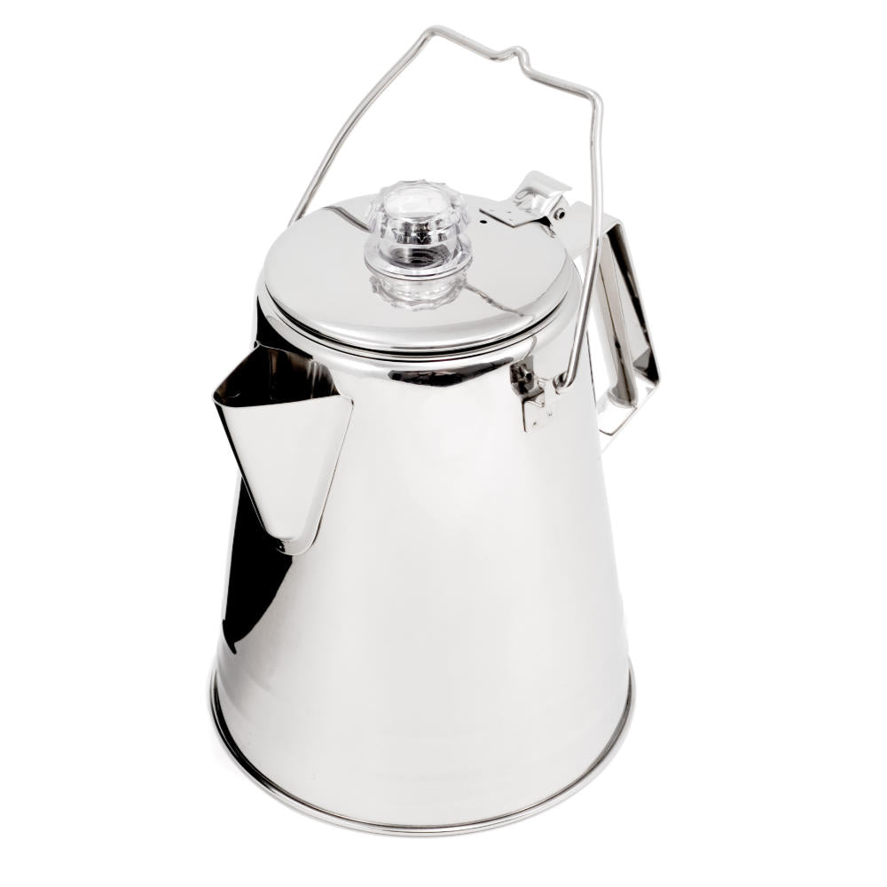 GSI Outdoor GSI Stainless 14cups Percolator Roestvrij Staal kopen bij Outdoor-Travel.nl
