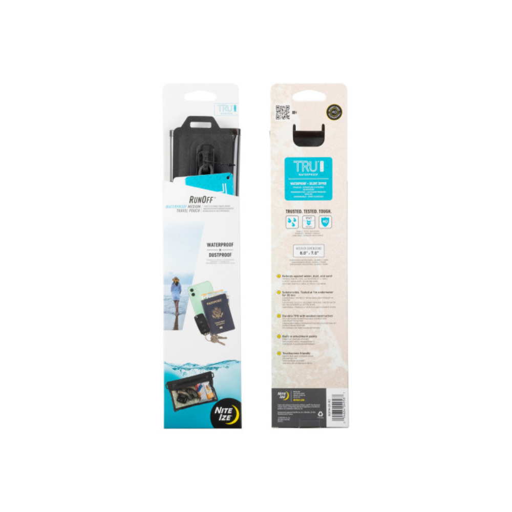 Nite Ize RunOff Waterbestendige reis tas antraciet M kopen bij Outdoor-Travel.nl
