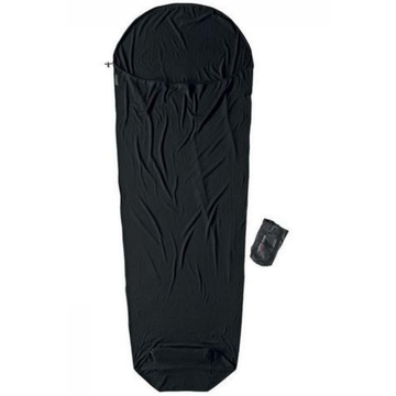 Cocoon Travel Sheet 100% Merino Wool Lakenzak Zwart